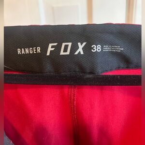 Fox Racing Ranger Cargo Shorts Mountain Biking Chili Red Men's 38 Style 20927